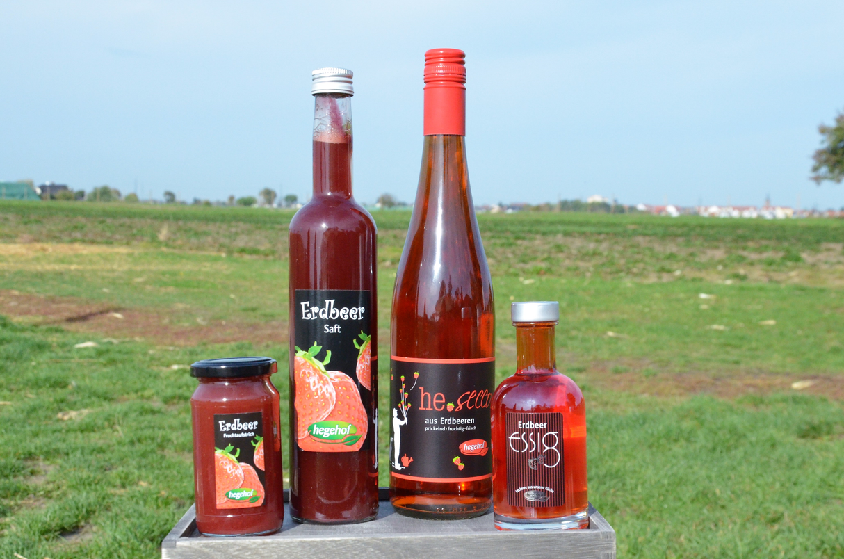 Geschenkpaket Erdbeere inkl. Secco